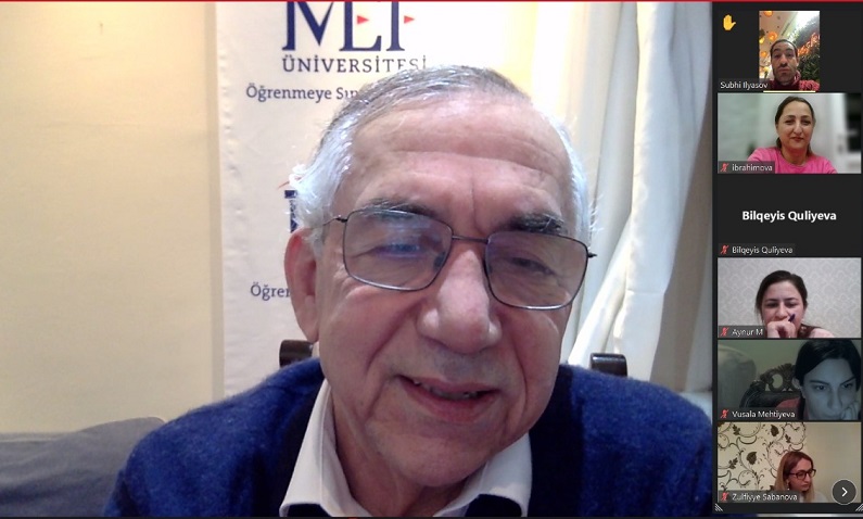 MEF universitetinin professoru Mustafa Özcanın təqdimatında “Layihə əsaslı təlim” mövzusunda seminar təşkil olundu.